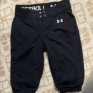 Under Armour Kids Black softball pants